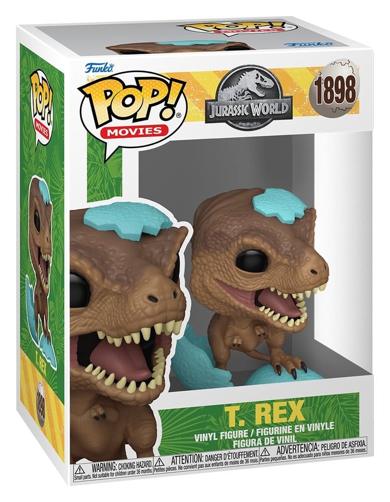 Jurassic Park POP! Filmer Vinylfigur SPRG- T-Rex 9 cm