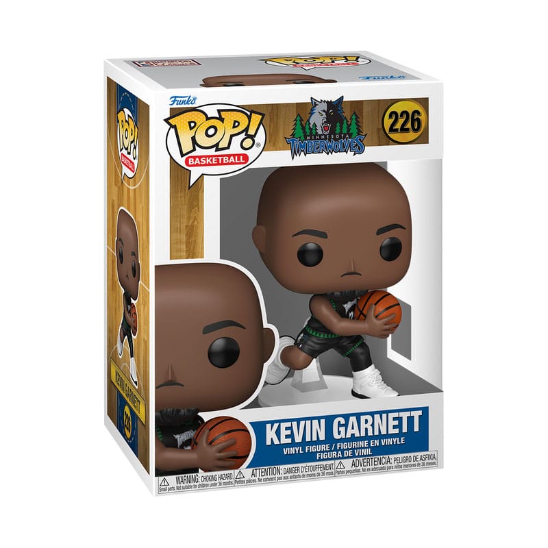 NBA-legendes POP! Sportvinylfiguur Legends - Kevin Garnett (Wolves) 9 cm