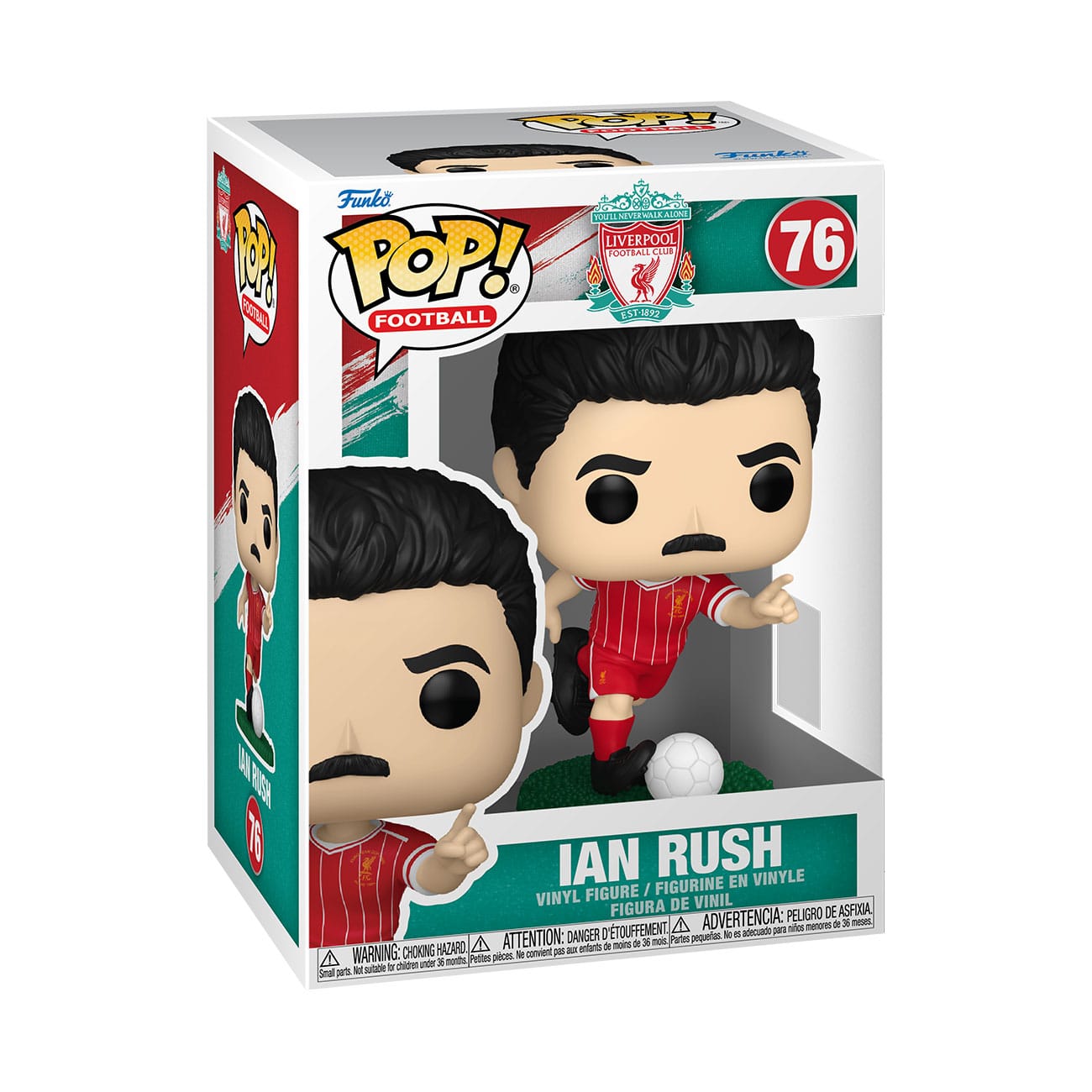 EFL POP! Nogometna vinilna figura Liverpool - Ian Rush 9 cm