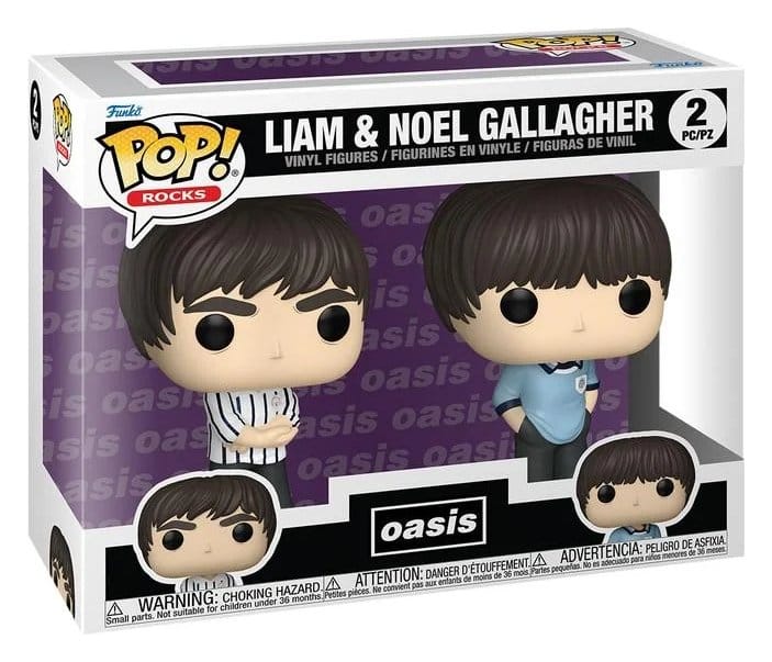 Oasis POP! Vinylfiguren 2er-Pack Liam & Noel Gallagher 9 cm