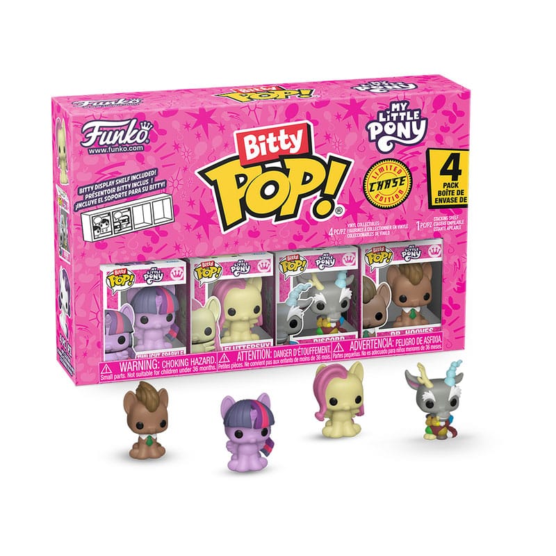 ¡Mi pequeño pony Bitty POP! Figuras Vinilo 4-Pack TwilightSparkle c/CH 2,5 cm