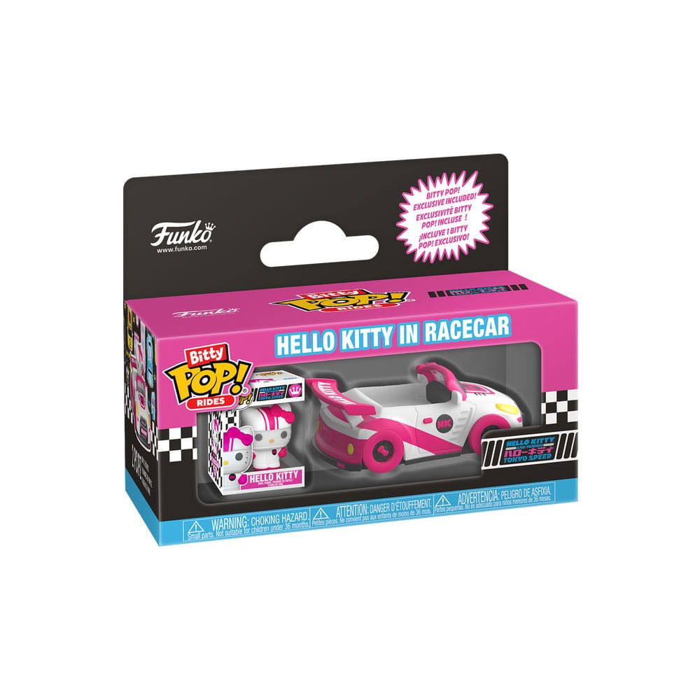 Sanrio Bitty POP! Ride Vinyl Figur Racecar m/HK 2,5 cm