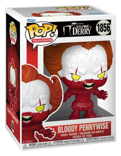 It: Dobrodošli u Derry POP! Televizijska vinilna figura Bloody Pennywise 9 cm