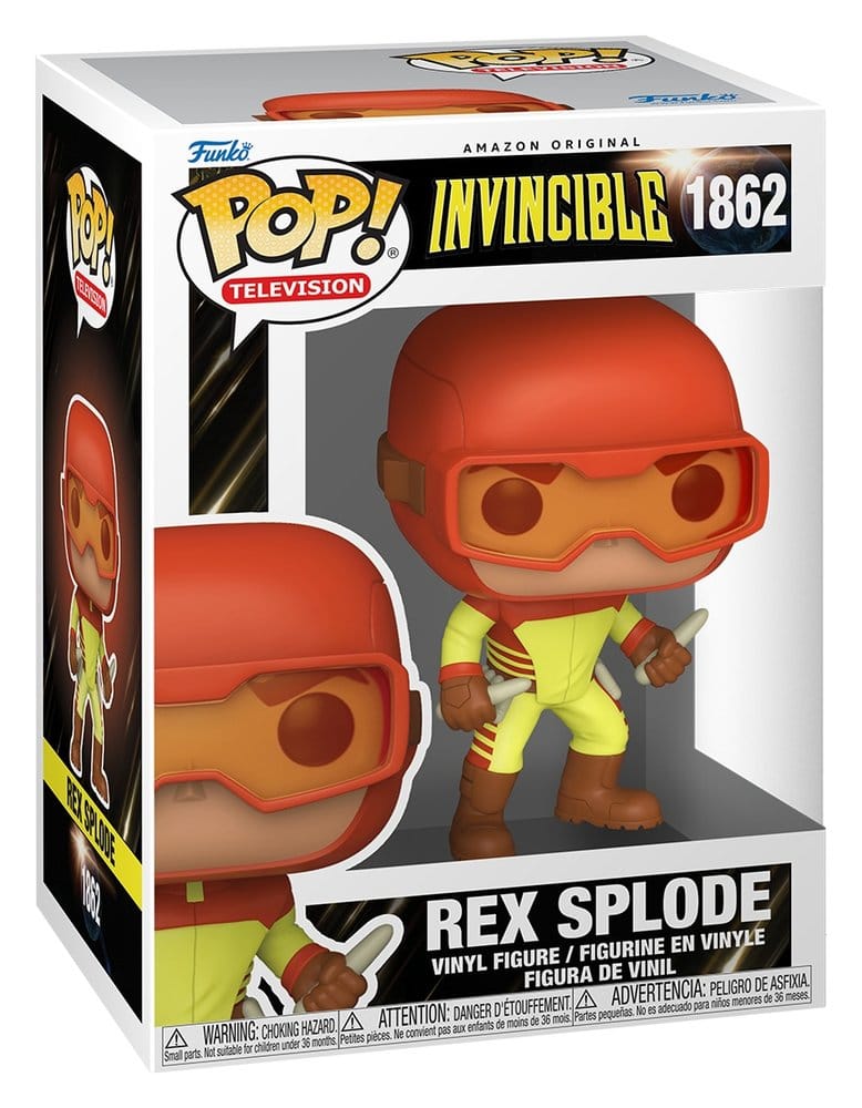 Invincible 2 POP! Vinylfigurer Rex Splode med Chase 9 cm sortiment (6)