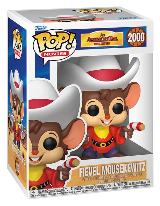 An American Tail: Fievel Goes West POP Vinyl Figur Fievel Mousekewitz 9 cm