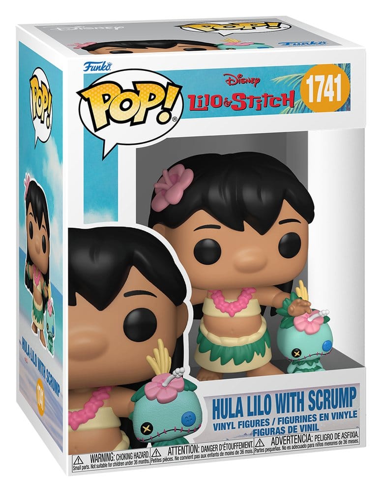 Lilo & Stitch POP! Vinylfigur Hula Lilo med Scrump 9 cm