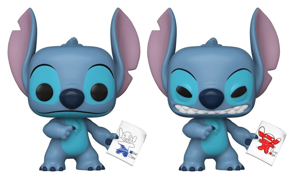 Lilo und Stitch POP! Vinyl-Figurenstich mit Stimmungstabelle mit Chase, 9 cm, Sortiment (6)