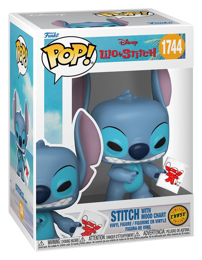 Lilo und Stitch POP! Vinyl-Figurenstich mit Stimmungstabelle mit Chase, 9 cm, Sortiment (6)