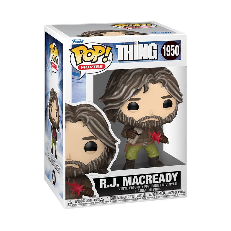 ¡La cosa POP! Figura Vinilo Movies RJ MacReady 9 cm