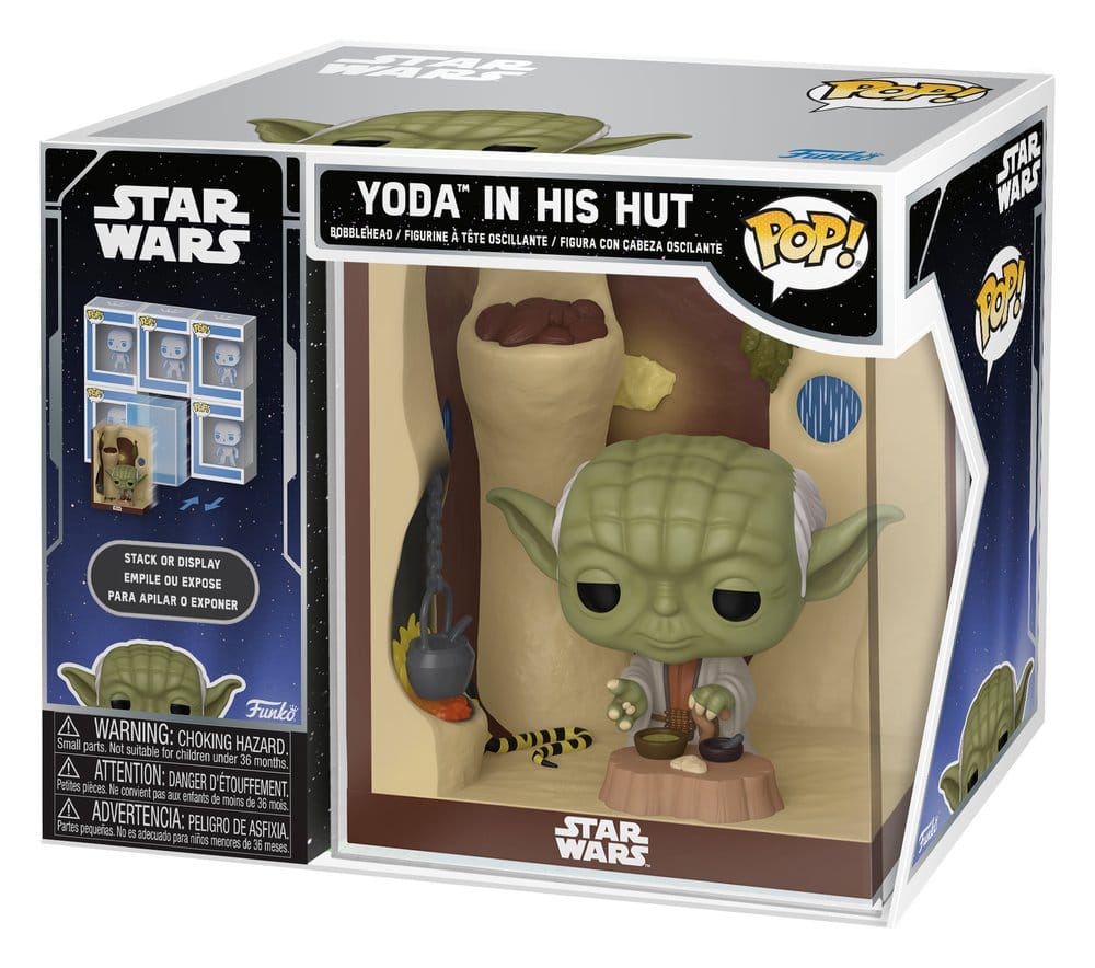 Star Wars POP! Nooks Vinylfigur Yoda's Hutt 9 cm