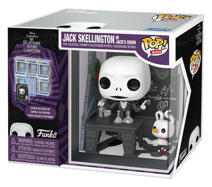 Nachtmerrie voor Kerstmis POP! Nooks Vinylfiguur Jack Skellington's Room 9 cm