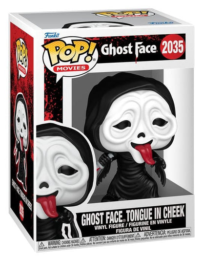 Skrik POP! Vinylfigur Spökansikte med tunga 9 cm