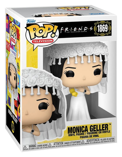 Amigos POP! TV Vinyl Figura Monica Geller (Vestido de Novia) 9 cm