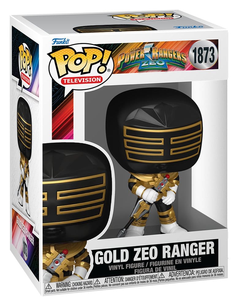 Power Rangers Zeo POP! Film Vinylfigurer Zeo Ranger Guld 9 cm
