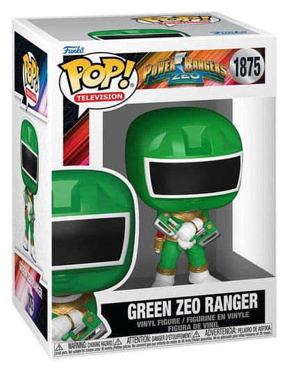 Power Rangers Zeo POP! Películas Figuras Vinilo Zeo Ranger Verde 9 cm