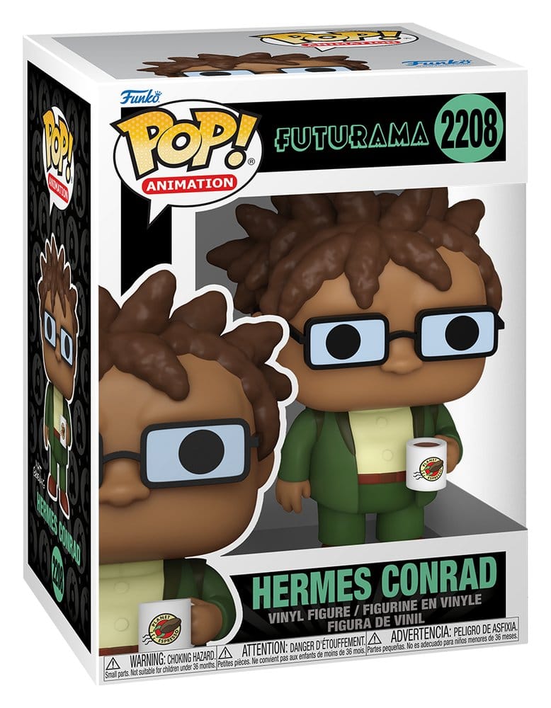Futurama Pop! Animation Vinyl Figur Hermes m/Krus 9 cm