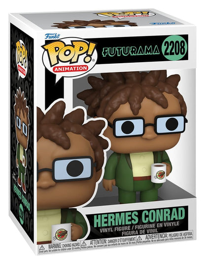 Futurama Pop! Animation Vinyl Figur Hermes m/Krus 9 cm