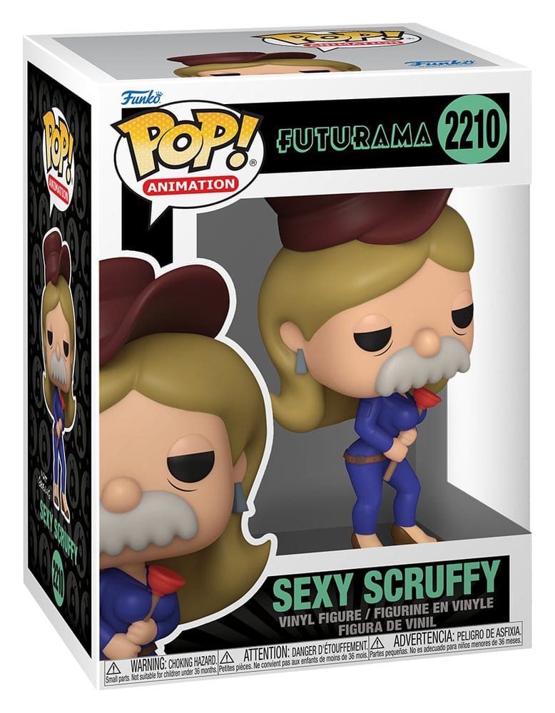 Futurama Pop! Figurine en vinyle d'animation Sexy Scruffy 9 cm