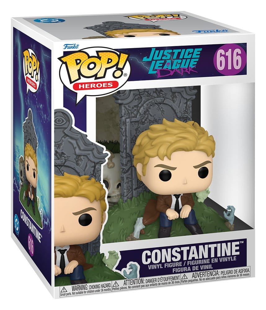 POP oscuro della Justice League! Figura in vinile deluxe Costantino 9 cm