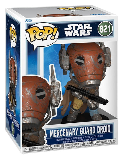 Star Wars: The Mandalorian och Grogu POP! Vinyl Bobblehead Figur Mercenary Guard Droid 9 cm