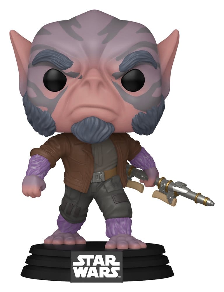 Star Wars: The Mandalorian og Grogu POP! Vinyl Bobblehead Figur Zeb Orrelios 9 cm
