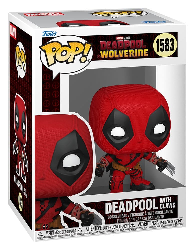 Deadpool & Wolverine POP! Vinylfigur Deadpool mit Krallen 9 cm