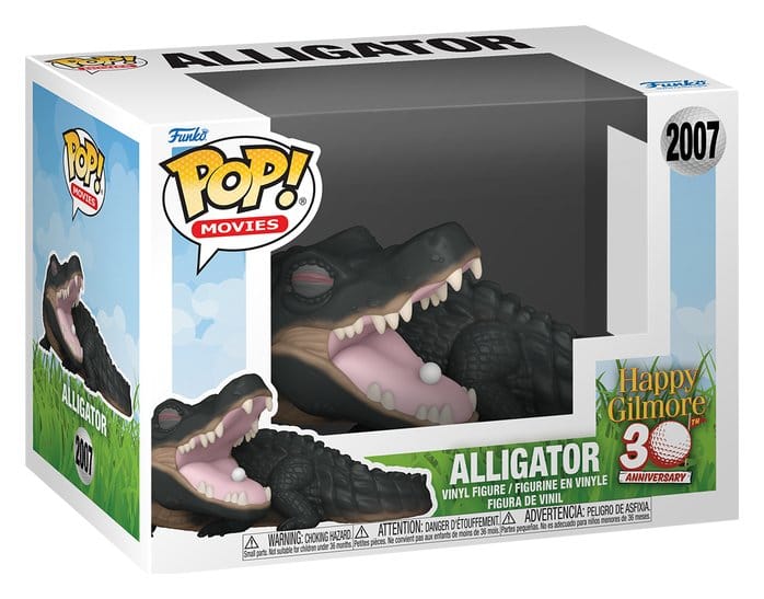 Glad Gilmore 2 POP! Filmer Vinyl Figur Alligator 9 cm