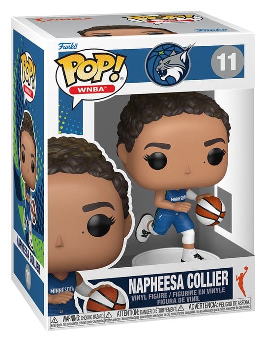WNBA Efsaneleri POP! Spor Vinil Şekil Lynx-Napheesa Collier 9 cm