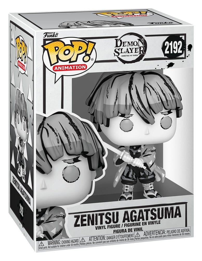 Demon Slayer: Kimetsu no Yaiba POP! Animation Vinylfigurer Zenitsu(Sumi-Ink) 9 cm