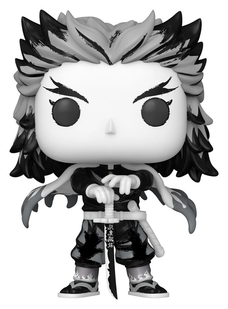 Demon Slayer: Kimetsu no Yaiba POP! Animation Vinylfigurer Rengoku(Sumi-Ink) 9 cm