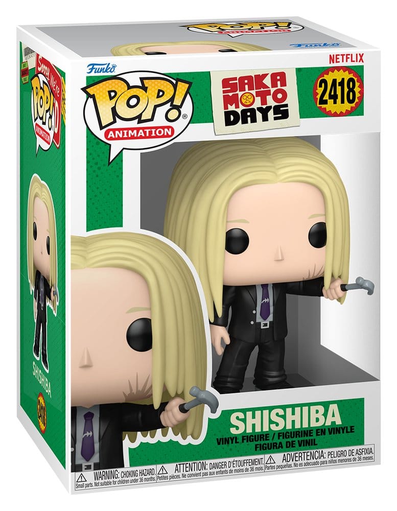 Días de Sakamoto POP! Figura Vinilo Animación Shishiba 9 cm