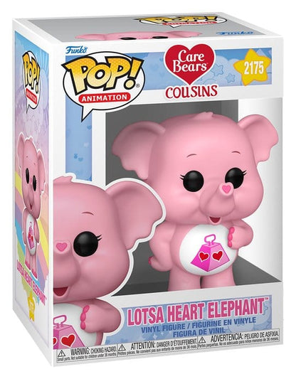 Die Glücksbärchis POP! Animations-Vinylfigur Lotsa Heart Elephant 9 cm