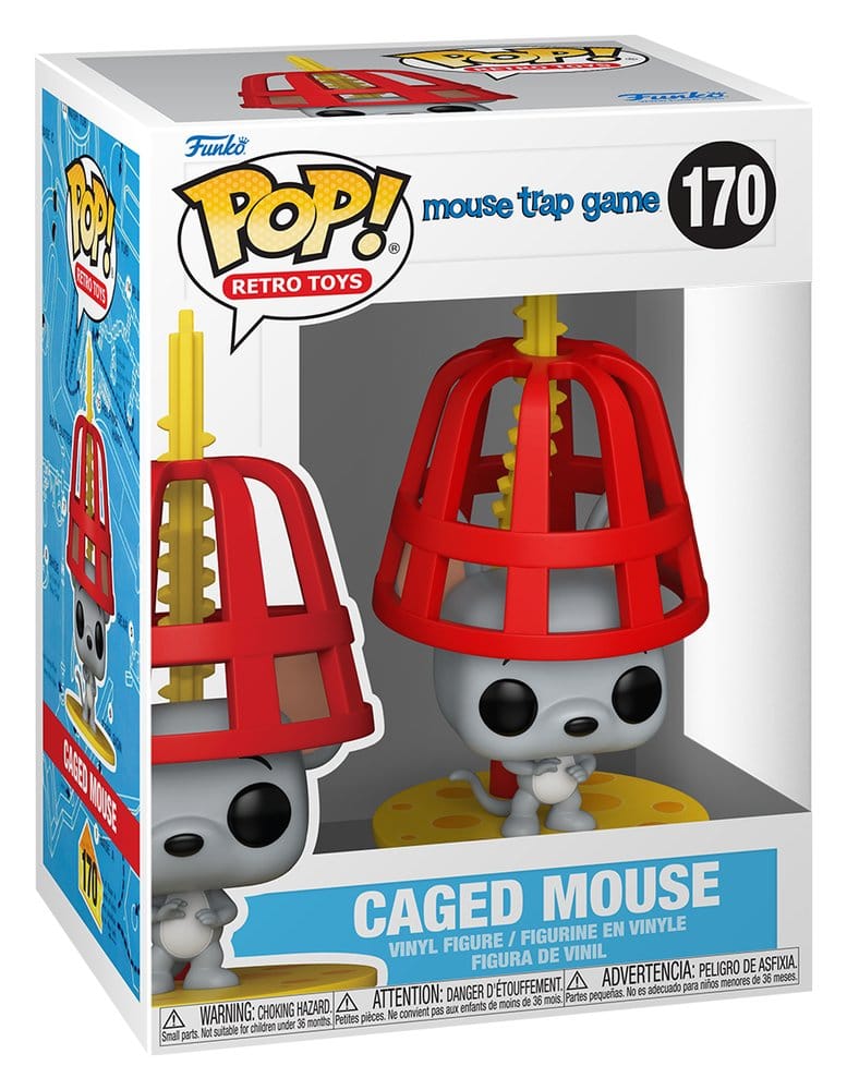 ¡Trampa para ratones POP! Games Vinilo Figura Ratón Enjaulado 9 cm 9 cm