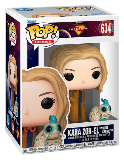 Superchica (2026) ¡POP! Figura Vinilo Kara Zor-El Con Cedric 9 cm