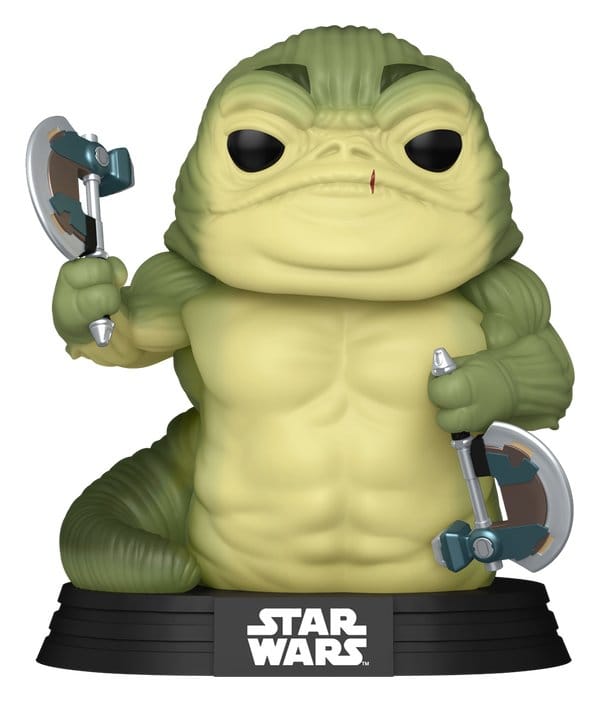Star Wars: El Mandaloriano y Grogu POP! Figura Vinilo Rotta the Hutt (Glow) 9 cm