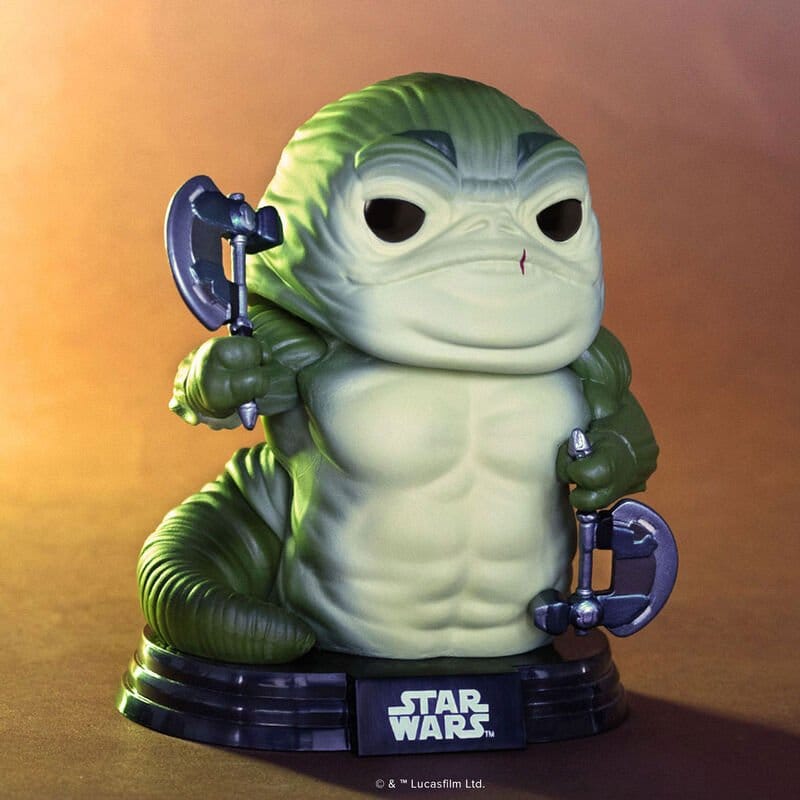 Star Wars: El Mandaloriano y Grogu POP! Figura Vinilo Rotta the Hutt (Glow) 9 cm