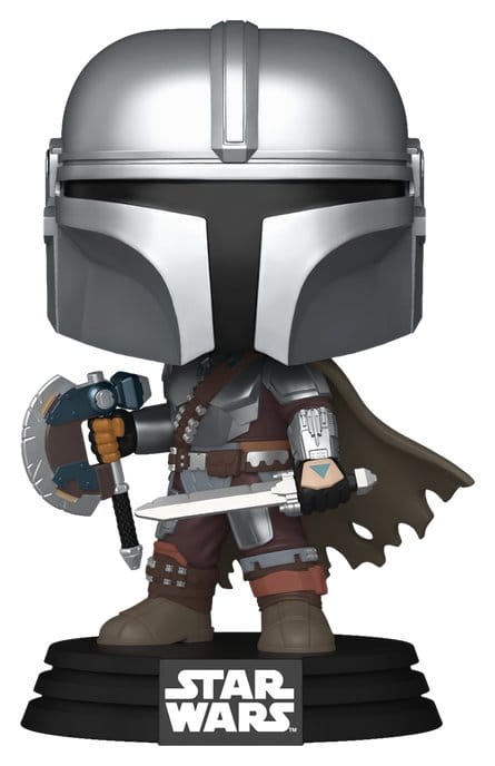 Star Wars: El Mandaloriano y Grogu POP! Figura Vinilo The Mandalorian (Dual Wield) 9 cm