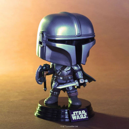 Star Wars: El Mandaloriano y Grogu POP! Figura Vinilo The Mandalorian (Dual Wield) 9 cm