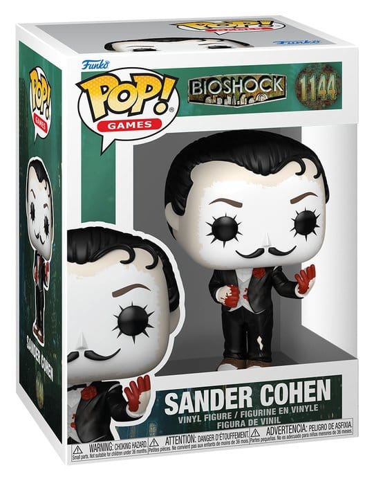 ¡Bioshock POP! Games Vinilo Figura Sander Cohen 9 cm