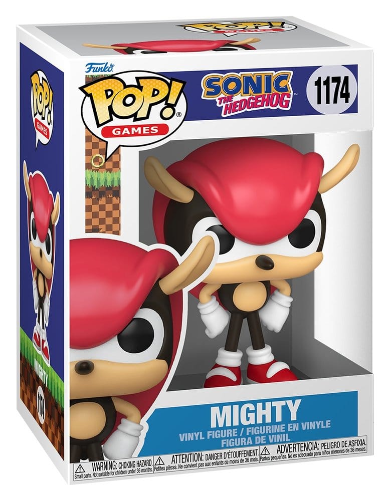 Sonic – The Hedgehog POP! Filme Vinylfiguren Mighty the Armadillo 9 cm