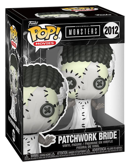 Universal Monsters Patchwork POP! Filmer Vinyl Figur Bride of Frankenstein 9 cm