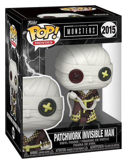 Universal Monsters Patchwork POP! Filmer Vinylfigur Invisible Man 9 cm