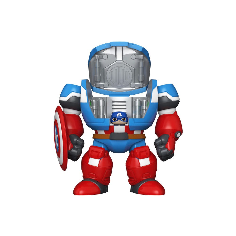 Marvel Bitty POP! Bots Figuur WI-CA Mech met dop 11,7 cm