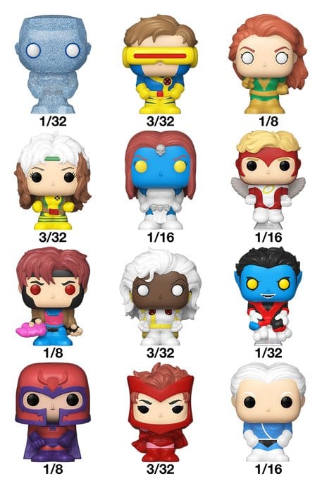 X-Men Bitty POP! Présentoir de figurines en vinyle (32) PDQ 2,5 cm