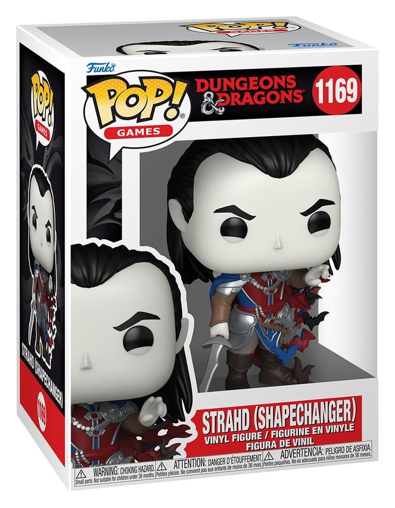 ¡Dragones y Mazmorras POP! Figura Vinilo Strahd (Shapechanger) 9 cm