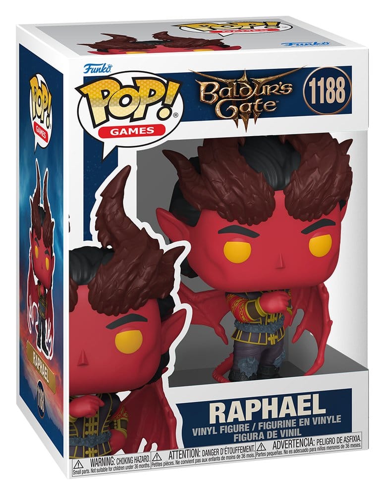 Baldur's Gate POP! Spil Vinyl Figur Raphael 9 cm