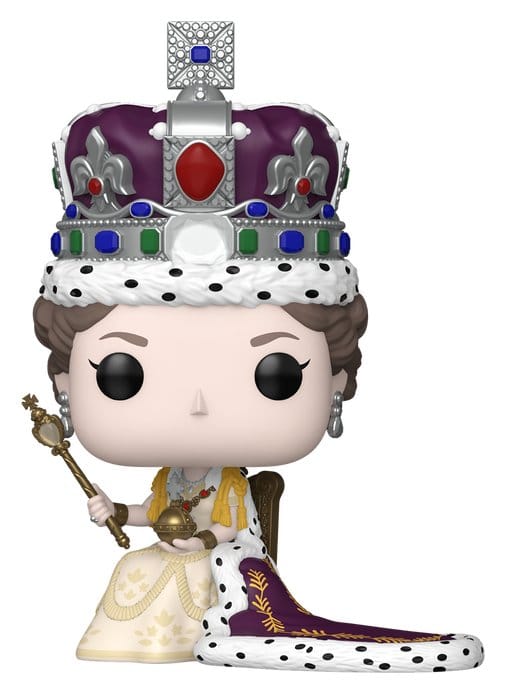 Kraljica Elizabeta II POP! Vrhunska vinilna figura 100. - Kraljica Elizabeta II (Krunidba) 9 cm