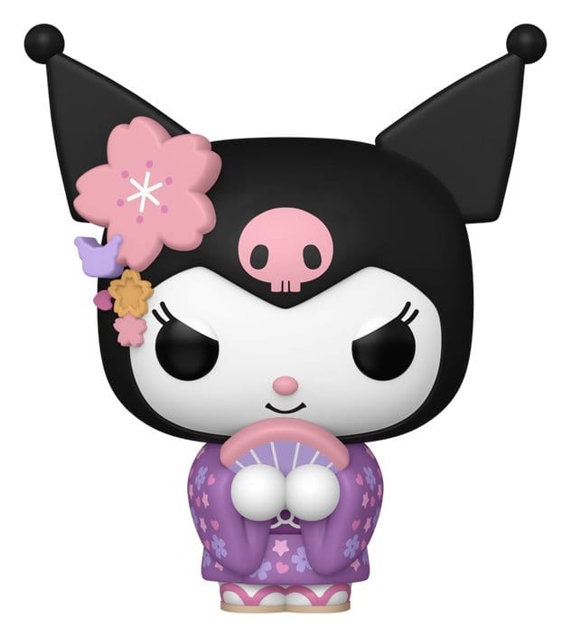 Merhaba Kitty POP'u! Vinil Figür Kuromi Kimono 9 cm