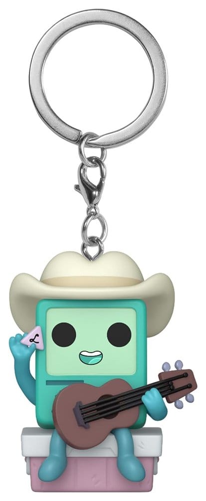 Adventure Time Pocket POP! Vinyl-Schlüsselanhänger 4 cm Cowboy BMO mit Gitarrendisplay (12)
