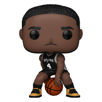 NBAPOP! Figura in vinile da basket San Antonio Spurs: De'Aaron Fox (uniforme Icon Edition 2025) 9 cm